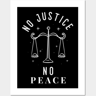 No Justice No Peace Posters and Art